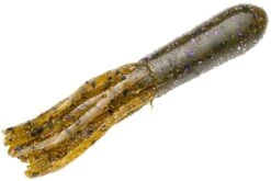 Strike King Coffee Fat Tube 2 3/4 Inch Soft Plastic Tube 9 Pack -Strike King Shop 12802103410743