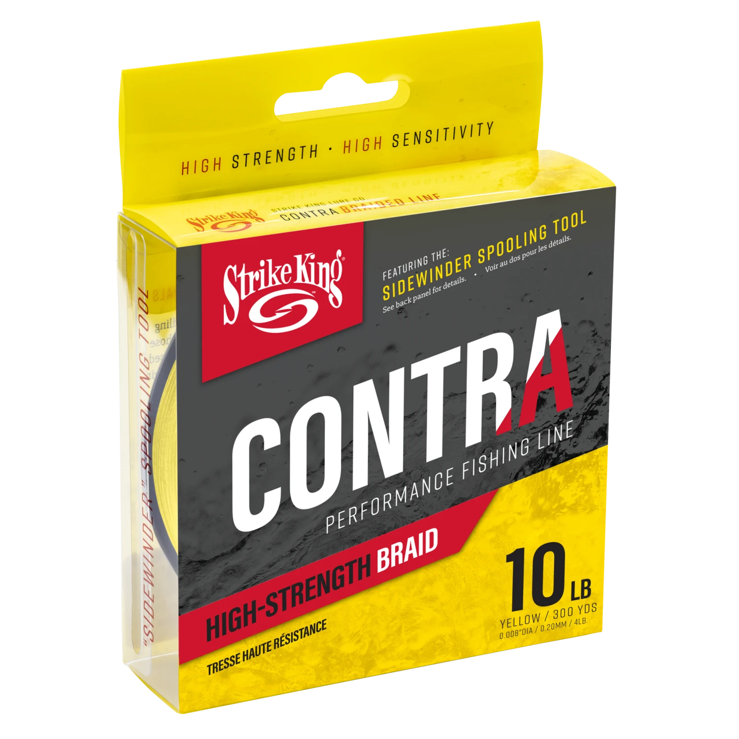 Strike King Contra Braid 300 Yards Hi-Vis Yellow 2 Strike King Contra Braid 300 Yards Hi-Vis Yellow - Image 2