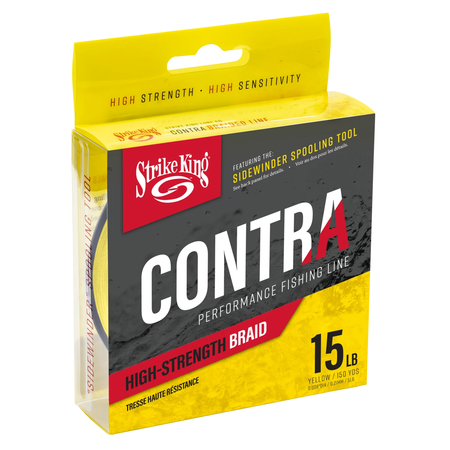 Strike King Contra Braid 300 Yards Hi-Vis Yellow 3 Strike King Contra Braid 300 Yards Hi-Vis Yellow - Image 3