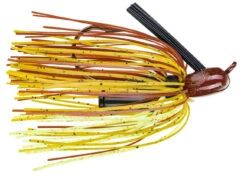 Strike King Rattlin' Pro Model Jig 18 Strike King Rattlin' Pro Model Jig -Strike King Shop PMJ38 13 DennyBrauerRattlinPro Model GreenCrawfish SideRight