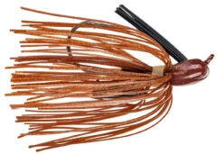 Strike King Rattlin' Pro Model Jig 19 Strike King Rattlin' Pro Model Jig -Strike King Shop PMJ38 14 DennyBrauerRattlinPro Model ChameleonCrawfish SideRight