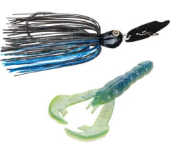 Strike King Thunder Cricket & Rage Craw Bladed Jig Combo -Strike King Shop sk thunder cricket rage craw black blue x sexy shad
