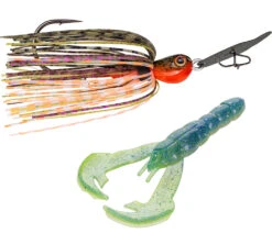Strike King Thunder Cricket & Rage Craw Bladed Jig Combo -Strike King Shop sk thunder cricket rage craw bluegill x sexy shad