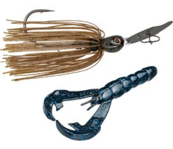 Strike King Thunder Cricket & Rage Craw Bladed Jig Combo -Strike King Shop sk thunder cricket rage craw green pumpkin x black blue flake