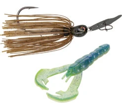 Strike King Thunder Cricket & Rage Craw Bladed Jig Combo -Strike King Shop sk thunder cricket rage craw green pumpkin x sexy shad