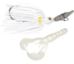 Strike King Thunder Cricket & Rage Craw Bladed Jig Combo -Strike King Shop sk thunder cricket rage craw white x pearl